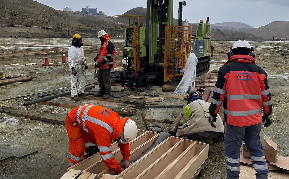 Explorationsarbeiten auf Quiulacocha