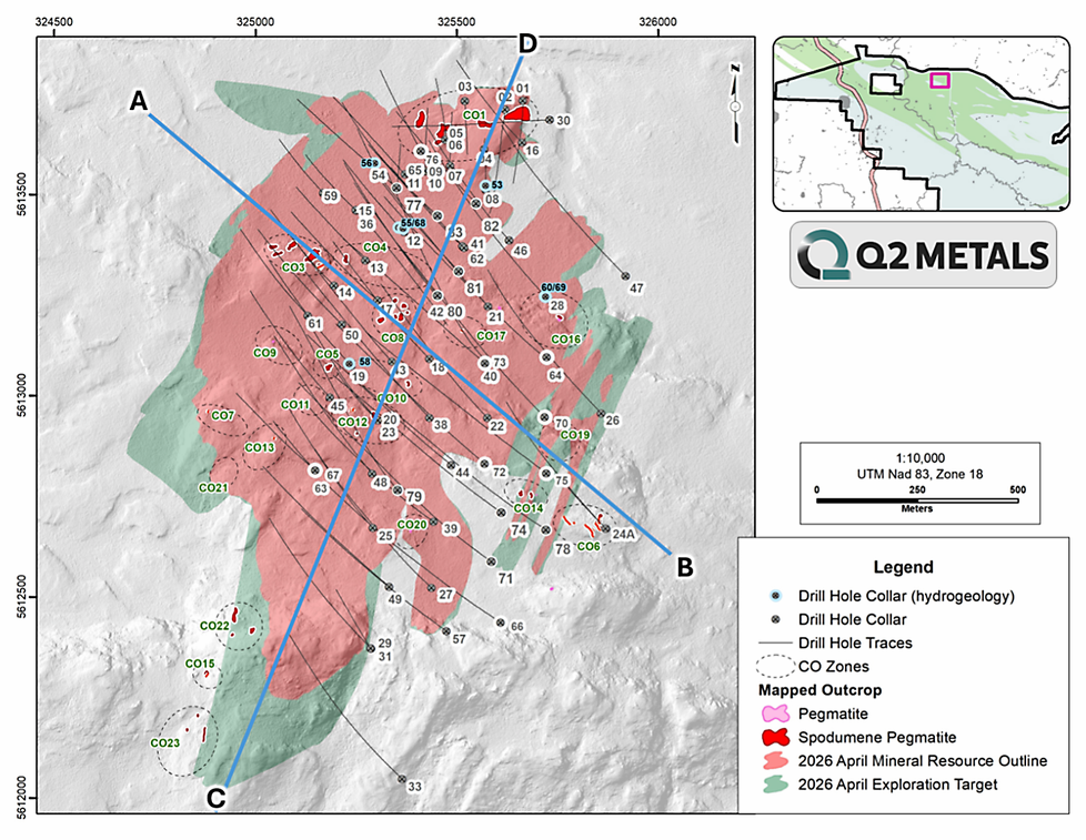2026 Mineral Resource Estimate und Explorationsziel