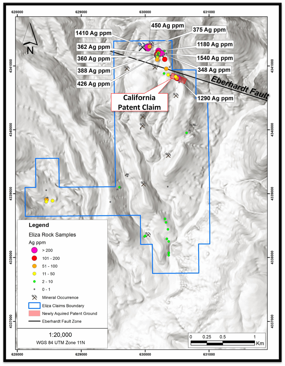 Eliza High-Grade Silver Project in Nevada