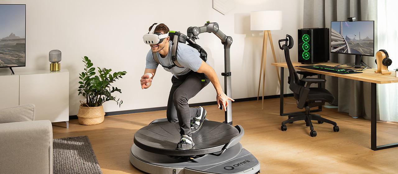 Bild zum Artikel: 72 % Bestellwachstum: Virtuix verbindet Meta Quest mit neuer Dimension des VR-Gamings